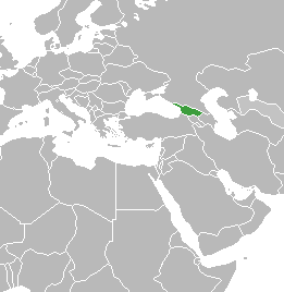 грузия на карте мира