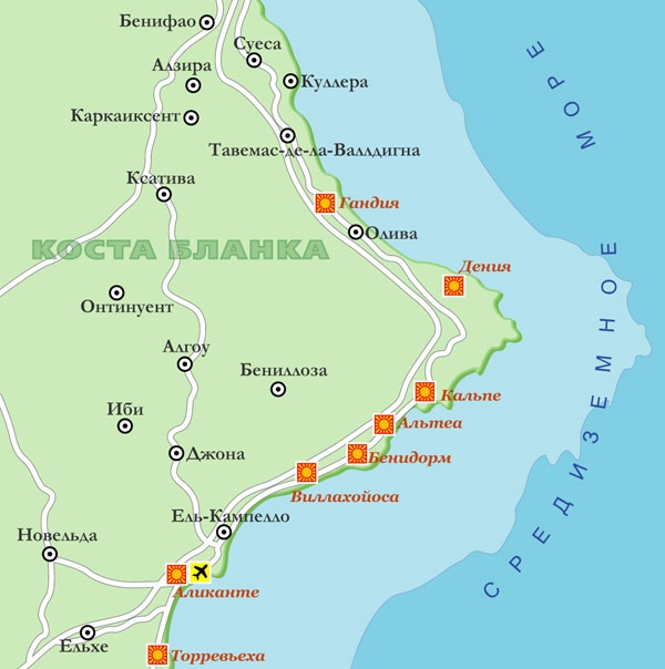 luxtour.by costa blanca map11